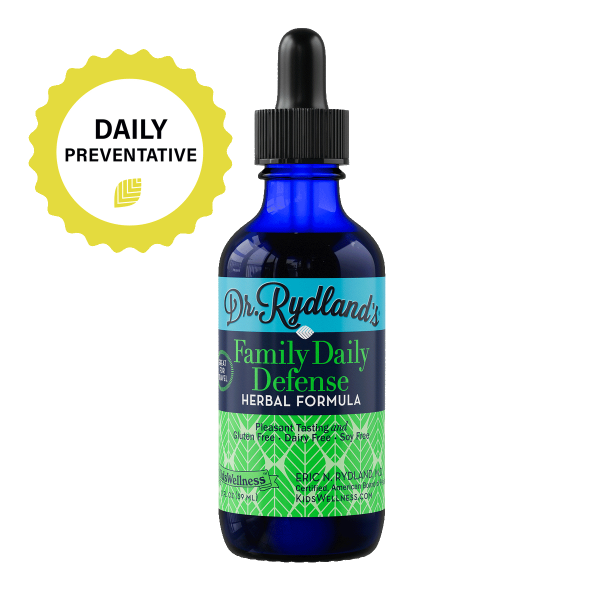 Dr Rydlands Herbal Formulas Family Daily Defense Pleasant Tasting Liquid, 4 Oz